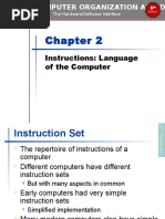 Chapter 02 Computer Organization and Design, Fifth Edition: The Hardware/Software Interface (The Morgan Kaufmann Series in Computer Architecture and Design) 5th Edition