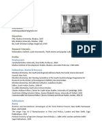 MSS Pandian - CV PDF