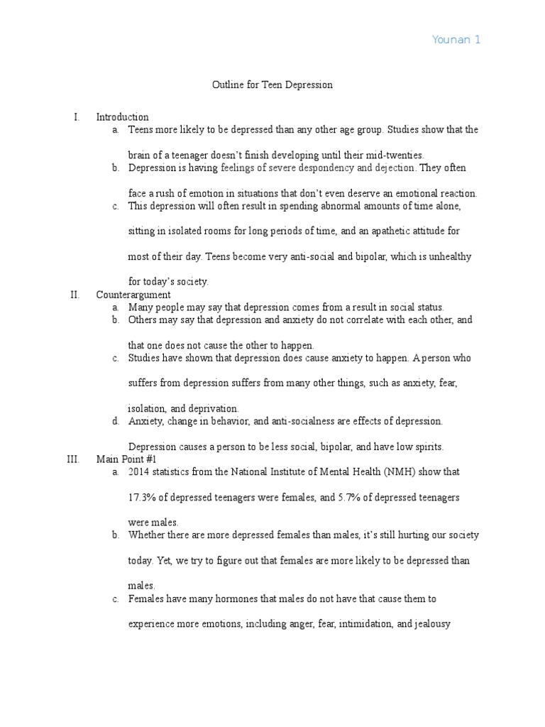 Outline depression 03 image