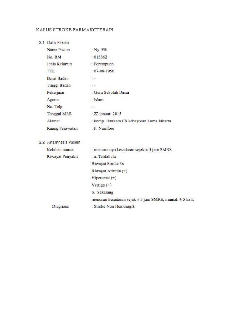 Soal Stroke