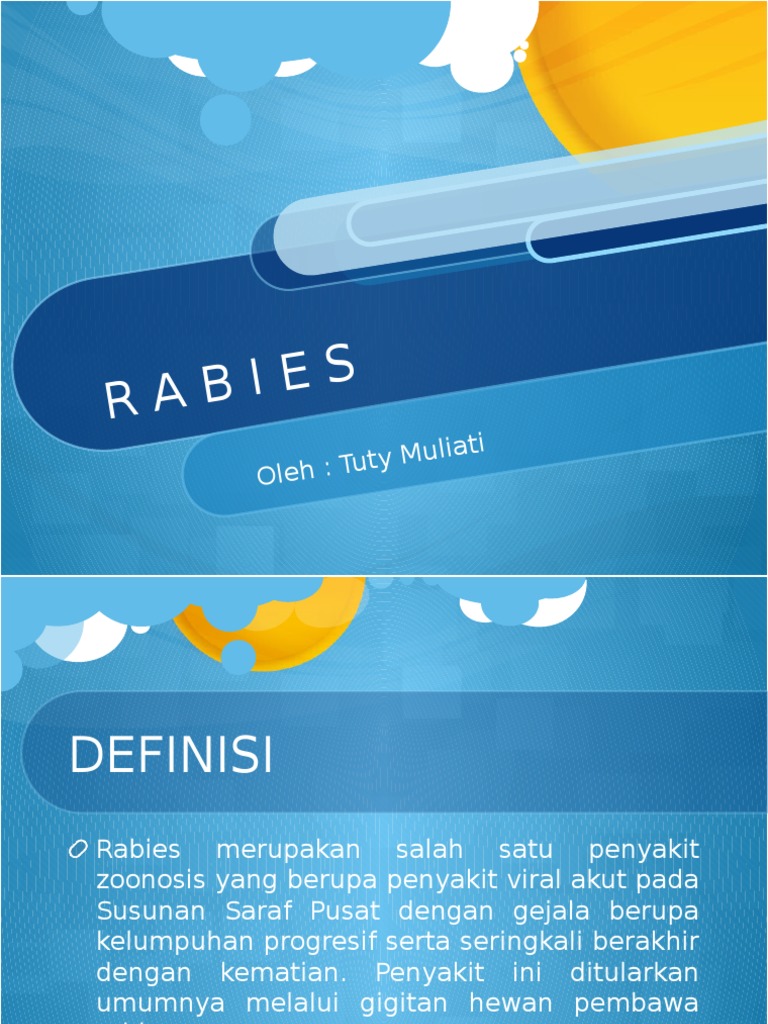 Panduan Lengkap Rabies: Gejala & Penanganan | PDF