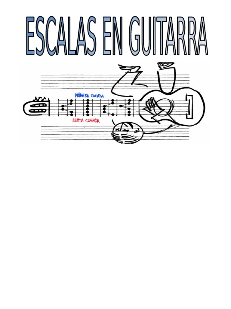 Fórmulas de Escalas Musicales en Guitarra | PDF | Escala (música ...