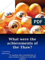 Achievements of the Thaw - General Ppt. Presentation