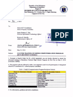 DM132s2016 Cluster Training On DepEd Computerization Program DCP Recipient Schools