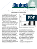 Pork: A Microcosm of The Overspending Problem, Cato Tax &amp Budget Bulletin