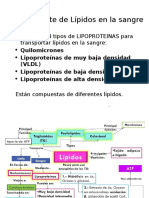 Transporte de Lípidos en La Sangre