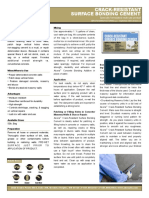 Crack Resistant Surface Bonding Cement