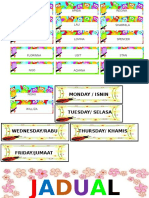 JADUAL BERTUGAS