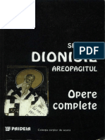 Sf Dionisie Areopagitul Opere Complete