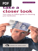 Checking £50 Notes: Key Features Guide | PDF | Banknote | Banks