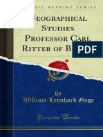 Geographical Studies Professor Carl Ritter of Berlin 1000000232