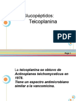 6 Glucopéptidos teicoplanina