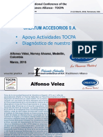 Alfonso Velez - 24 TOCPA - 31 March-1 Apr 2016 - Bogota, Colombia - Spanish
