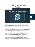 Download Instalar GB WhatsApp Gratis en Android by cenadefinde SN311617631 doc pdf