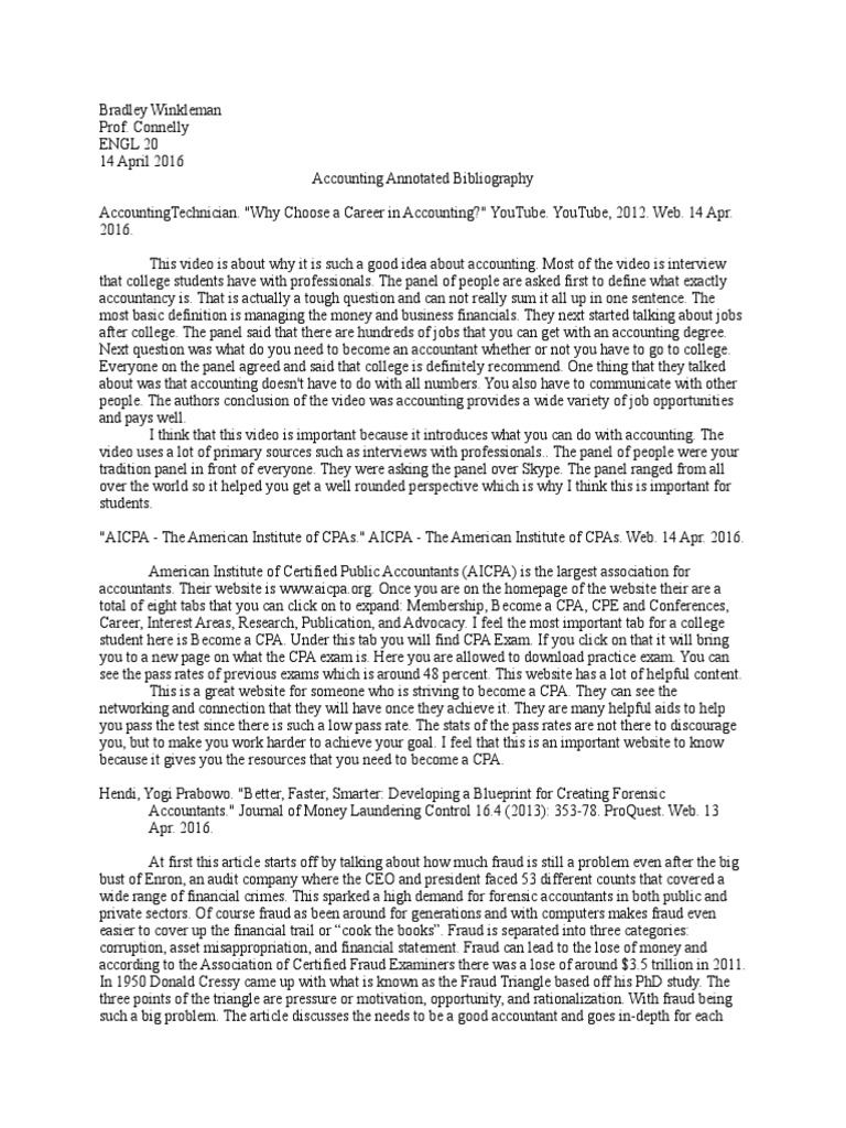 The Advantages of an Annotated Bibliography | Synonym