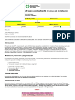 NTP 683 Seguridad en Trabajos Verticales (II) Técnicas de Instalación