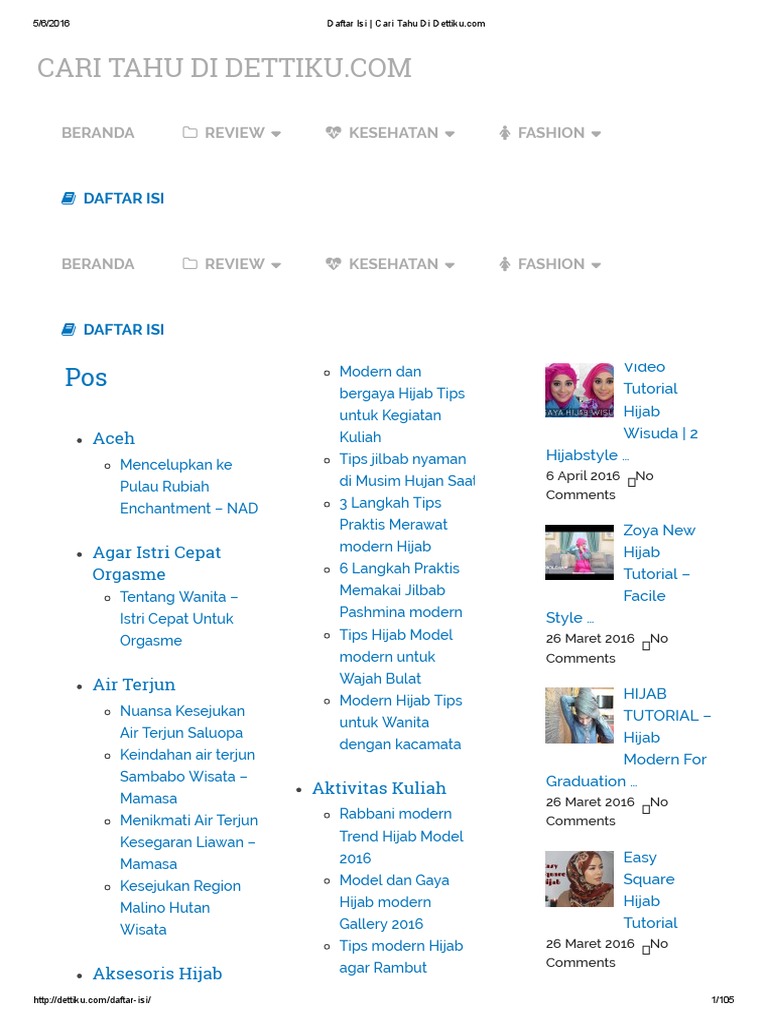 Daftar Isi Cari Tahu Di Dettiku Daftar Isi Cari Tahu Di Dettiku