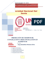 Predicción de Tiempos de Congelación y Descongelación en Alimentos