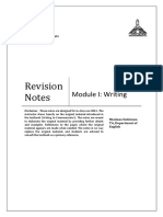 1styr Revision Notes WRITING