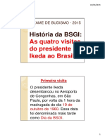 Historia Da BSGI - Texto Do Slide