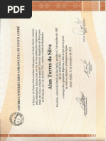 Certificado Engenharia de Produção