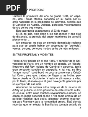 Las Profesias De Notredamuspdf Nostradamus Profecía - 