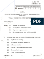 Team Building and Leadership-MBAHR-030001 PDF