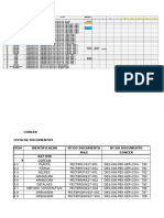 BR040 622A626 - Lista de Documentos