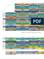 Horario para instituciones