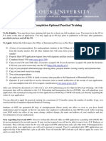 F1 Post Completion Optional Practical Training