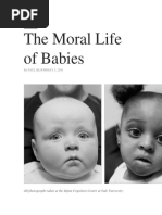 The Moral Life of Babies: Magazine