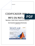 Codificador Mp3 en Matlab