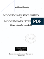Modernismo Teológico y Modernismo Literatio -Juan Cózar Castañar