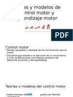 Teorías y Modelos de Control Motor y Aprendizaje Nuevo
