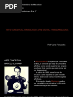 h4 07 Arte Conceitual Minimalismo e Transvanguarda