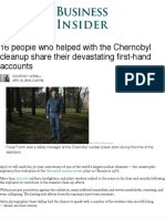 Meet the People Who Worked at Chernobyl - Business Insider