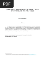 Download Profitability Growth Opportunity Capital Structure and the Firm Value by Yohanes Danang Pramono SN311669490 doc pdf