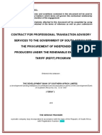 TA Services Agreement DBSA.doc