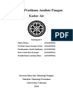 Analisis Kadar Air