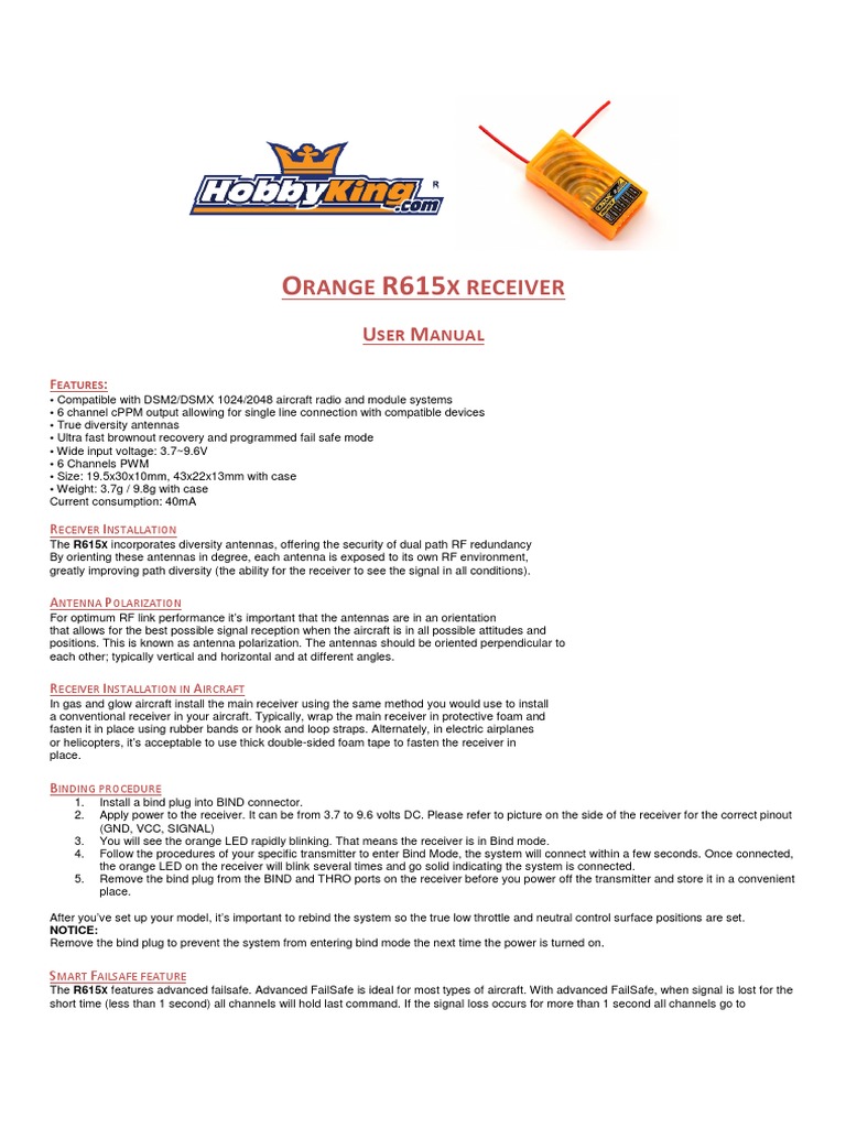Orange RX | PDF | Antenna (Radio) | Electrical Connector