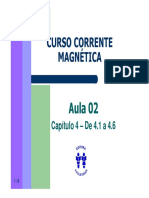 Curso Corrente Magnetica - Aula 02 - Cap 04 de 4.1 a 4.6p (6p)