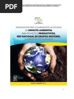 Metodología de Elaboración de Estudios de Impacto Ambiental para Proyectos Productivos