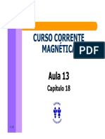 Curso Corrente Magnetica - Aula 13 - Cap 18 (4p)
