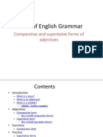Basics of English Grammar: Comparative and Superlative Forms of Adjectives