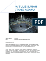 Download Karya Tulis Ilmiah Agama Islam mengenai Hubungan Manusia dengan Agama Islam by Syara Fina SN311683207 doc pdf