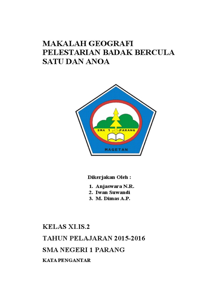 Makalah Perlindungan Badak