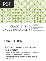 Class I Economy and the Environment