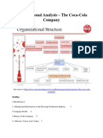 Organizational Analysis - The Coca-Cola Company PDF