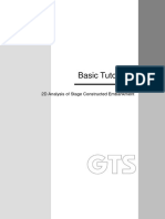 Basic Tutorial 4_2D Analysis of Stage Contructed Embankment