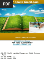 BBPA 301 NERD Professional Tuto